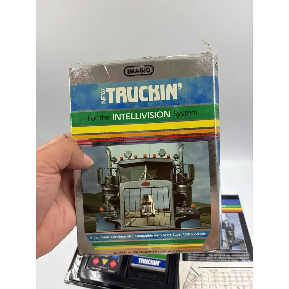 Truckin Intellivision iMagic 1983 Complete CIB